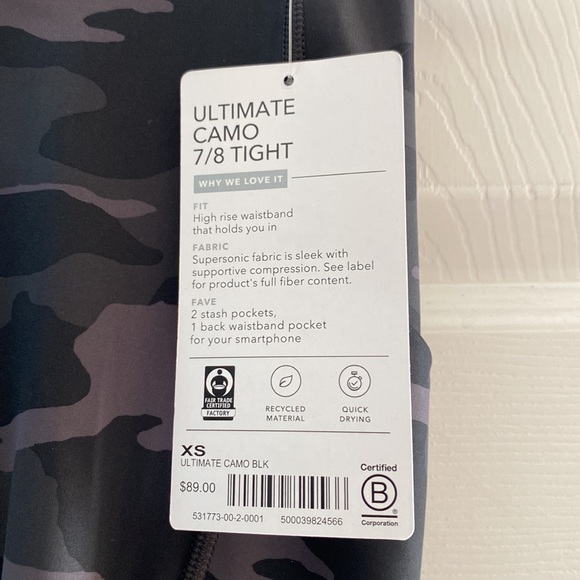 NWT athleta ultimate cameo 7/8 leggings - Picture 2 of 7
